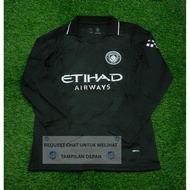 MN_CT AWAY FOOTBALL JERSEY BLACK LS 2025/2026 LONGSLEEVE FANS VERSION