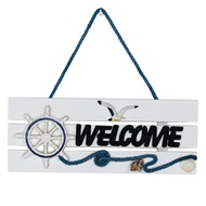 [FS] Mediterranean Welcome Doorplate Hanging Pendant Sign Home Store Door Wall Decor