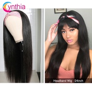 Headband Headgear Natural Color Real hair Wig Headband Wig human hair