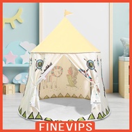 [Finevips] Princess Castle Playhouse Tent Kids Play Tent for Backyard Barbecues Daycare