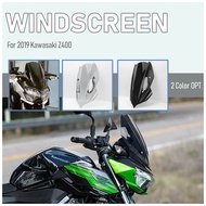 Windshield Windscreen for 2019-2024 Kawasaki Z250 Z400 Wind Shield Protector