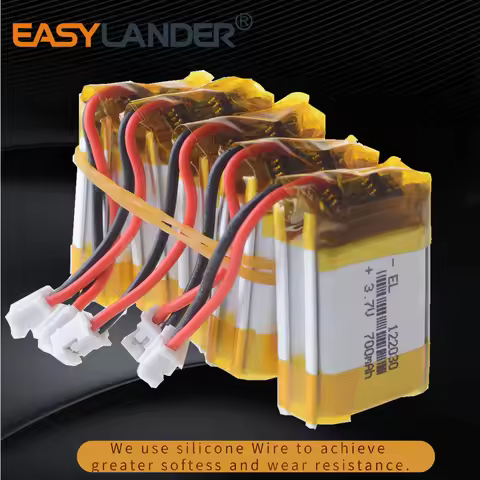 JST2.0 2P 3.7V 700mAh 122030 Polymer lithium ion / Li-ion battery Put on the computer mouse bloody R