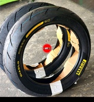 ยาง Pirelli Diablo Rosso Scooter SC  ยางสายฟ้าสกูตเตอร์ ขอบ121415 <ของแท้รับประกัน5ปี>