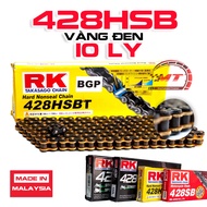 RK 428HSB chain (10mm) black yellow without rubber seal