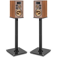 Universal Floor Speaker Stands, Bookshelf Speaker Stands 28 Inch for Surround Sound, Speaker Stands 