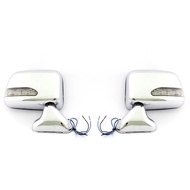 กระจกมองข้าง มีไฟข้างสีเหลือง 1 คู่ ซ้าย-ขวา  โตโยต้า ไฮลักซ์  ปี 2532 - 2541  TOYOTA HILUX  N80 N85