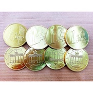 Ancient Flavor Candy Euro Big Gold Coin Chocolate Good Fortune New Year Wedding Farewell Lacto-Veget