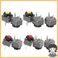5PCS  Mute Button 6x6x7.3 Silent Switch  Mouse Wired Mouse Button