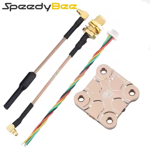 SpeedyBee TX800 3.7-5.5V 5.8G 48CH VTX PIT/25mW/200mW/400mW/800mW Output MMCX Long Range Transmitter
