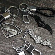 Superman Keychain Batman Justice League Peripheral Car Key Chain Circle Package Pendant Creative Per