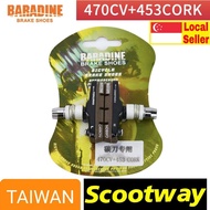Taiwan Baradine 470CV+453 Cork For Carbon Rim V Brake