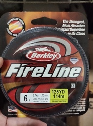 Senar pancing berkley fireline 114m senar kecil tapi kuat