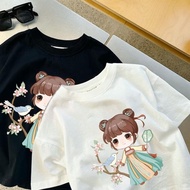 Beli 2 Gratis 1! Sgf Kaos Baju Oversize Anak Putri Shanghai