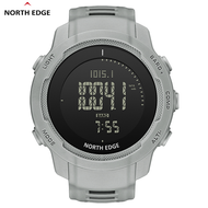 NORTH EDGE นาฬิกาผู้ชาย ดิจิตอล สไตล์แทคติคอล สำหรับกิจกรรมกลางแจ้ง ตัวเรือนคาร์บอนไฟเบอร์ เข็มทิศ อ