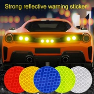 Car 3D Reflective Strip Anti-collision Warning Sticker Safety Mark Scratch-proof Tape Warning Tape For Bus Motorcycle Bike Pram Car Stickers and Decals