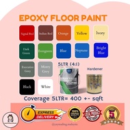 ▬☜♣1L5L COLY EPOXY FLOOR PAINT [HEAVY DUTY] PROTECTIVE &amp; WATERPROOF COATING . Tiles &amp; Floor Paint