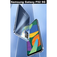 Samsung Galaxy F52 5G Transparent Crystal Clear Phone Case Casing Cover