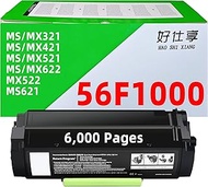 56F1000 56F1H00 56F1X00 56F1U00 Remanufactured High Yield Toner Cartridge Compatible with Lexmark MS