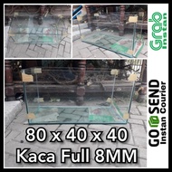 Aquarium Kaca 80X40X40 Full 8Mm Originalll 100%