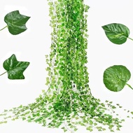 Ins Artificial Leaves Vine Stimulation Leaves Hanging Rattan Wedding Background Decor