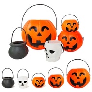 Candy Aa Halloween Aaaaa Basket Pumpkin Skull Cauldron Bucket Jar Trick Or Treat Party Decoration