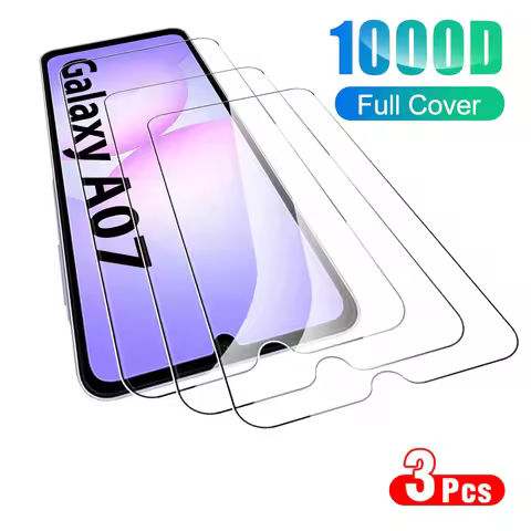 3PCS Samsun A07 Glass Case For Samsung Galaxy A07 4G Tempered Protective Glass For Samsung A07 A 07