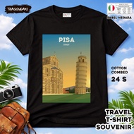 ITALY SOUVENIR T-SHIRT 18 WEAR ITALY COUNTRYTAG COTTON 24S SOUVENIR PREMIUM GIFT