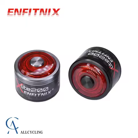 Enfitnix New Xlite200 Smart Tail Light Automatic Brake Rear Light Carbon Fiber Lightweight Ultra Bri