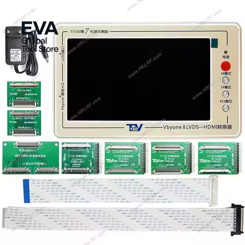 TV160 2K 4K VbyOne & LVDS-HDMI Converter 7th Generation Mainboard Tester Tool TV160-7 4K Tester