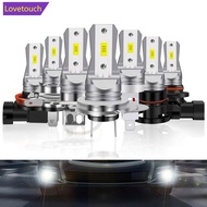 LOVETOUCH 1Pc 80W Car Headlight Mini H7 LED Bulb 1:1 Size Head Lamp Wireless 1800LM CSP LED Chips Fo