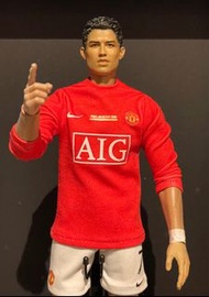 [珍藏版] 1/6 曼聯 CR7 CRISTIANO RONALDO C朗拿度 UCL 07/08 曼聯 Manchester United 自組足球公仔 Figure