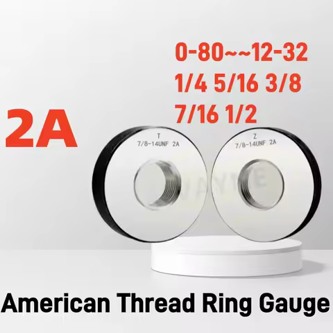 1SET(1*GO+1*NOGO) 2A American Standard Metric Fine Thread Ring Gauge UNC UNF UNS0-80-12-32 1/4 5/16 