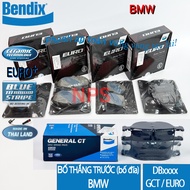 Front brake pads (disc pads/brake pads) BMW E60-E61, F10-F11-F18, 750i, BMW 3, 320i, 328i (Bendix)