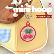 [HVVKED] Mini Hoop Embroidery Keychain (6 pcs)