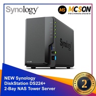 Synology DiskStation DS225+ 2-Bay NAS Tower Server