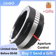 FUJI-NEX AX-E Mount Adapter Ring Aperture Control for Fujica AX (Old X) mount lens to Sony FE / E mo