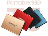 Samsung PORTABLE SSD T5 (250GB,500GB,1TB,2TB) Blue/Red/Gold