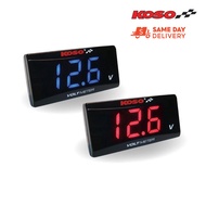 KOSO VOLTMETER WATERPROOF METER BATTERY MOTOR KERETA CAR VOLT METER V METER WATERPROOF PNP METER UNT