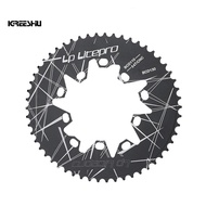 Lp-Litepro Durable High Performance Wear Resistant Aluminum Alloy Crankset Tooth Plate 110 130BCD Bike Oval Chainring Accessories for 52/54/56/58/60T