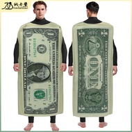 Ready Stock New Style Halloween Unique Dollar Play Costume Bar Party Dollar Performance Costume cos 