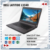 Laptop Dell Latitude 3340 i3 4th Gen 4GB RAM 500GB HDD 13.3 Inch Screen