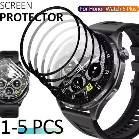 For Honor Watch 6 Plus 3D Curved Screen Protector Soft PMMA Film & Hydrogel Full Coverage Protective