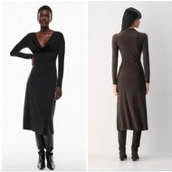 Aritzia Maggie Dress - Brown Only