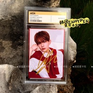 Enhypen HEESEUNG Autographed Poster Photo 10cm Card Diamond