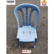 JFH 3V -2B PLASTIC CHAIR (SET OF 10)  / DINING CHAIR / High Quality Stackable Plastic Chair (MARBLE WHITE) (10 PCS)