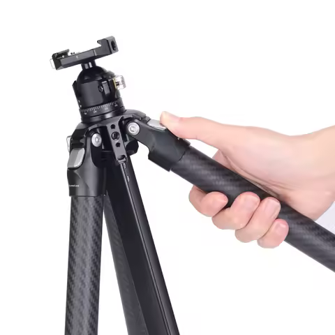 Ulanzi FALCAM TreeRoot Quick Lock Lite Tripod with F38 Quick Release Upright 360° Ball Head for DSLR