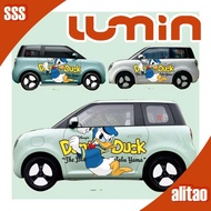 [READY] CHANGAN LUMIN Cartoon Body Sticker Car Sticker LUMIN Body Kit lumin changan lumin Car Decora