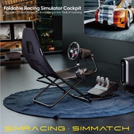 Simmatch Full Set Foldable Racing LRS13 Simulator Steering Wheel Stand for Logitech G25 G27 G29 G920