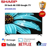 SHARP 50 Inch 4K UHD Google TV - 4TC50FJ1X