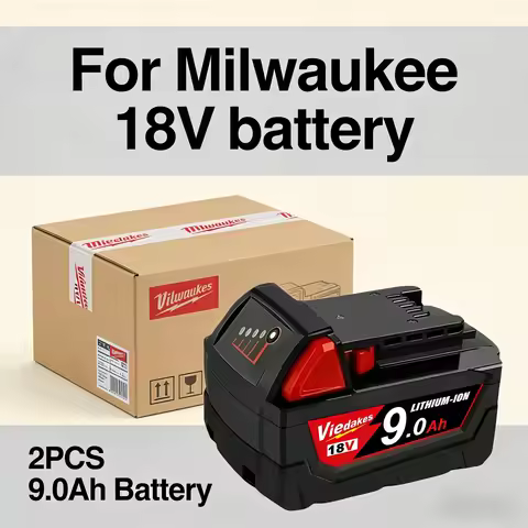 NEW 18V 9000mAh Rechargeable Battery, For Milwaukee 18V battery M18B5 48-11-1860 48-11-1850 48-11-18